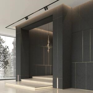 Dalle Black Crystal Velvet Design 2CM