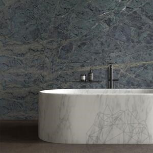 Dalle Abstract Green-Laminate Lava Design (1+2)CM