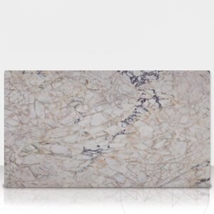 Marbre Poli Violet Arabescato 60 x 30 x 2 cm (Translucide)