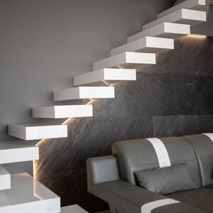 Ardoise flexible SKIN Ultra-Flex 2mm - Ligne noire, 122x61 cm | Pierre pour murs, meubles, façades et zones humides