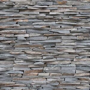 Ardoise Kavala 3D Strips | Pierre décorative pour bardage vertical, extérieur-intérieur (10-12/palette)
