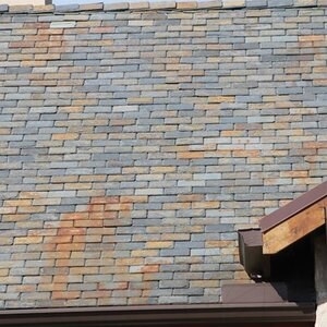 Ardoise Multicolore Nature et Ciselée 15 x 30cm - (Toit / Vertical) - Liquidation stock