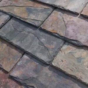 Ardoise Multicolore Nature et Ciselée 15 x 30cm - (Toit / Vertical) - Liquidation stock