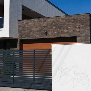 Panneau de revêtement mural Multi Slate Stripes, 15 x 60 cm
