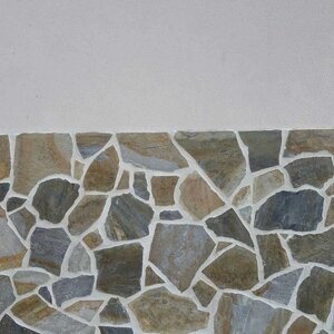 Ardoise polygonale AquaBlue, Dalles de pavés pour patio