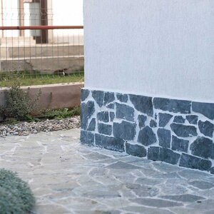 Laguna Green Polygonal Slate - Pierre naturelle pour façades intérieures/extérieures, pavages et allées