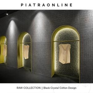 Dalle Black Crystal Cotton Design 3CM
