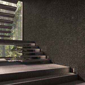 Dalle Black Crystal Lineal Extreme Dark Design 2CM