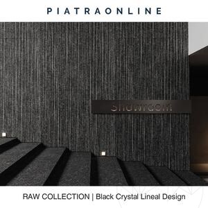 Dalle Black Crystal Lineal Design 2CM