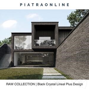 Dalle Black Crystal Lineal Plus Design 2CM