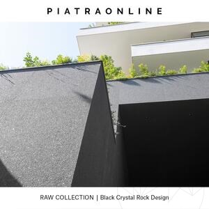 Dalle Black Crystal Rock Design 2CM