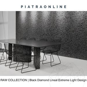 Dalle Black Diamond Lineal Extreme Light Design 2CM