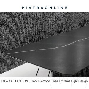 Dalle Black Diamond Lineal Extreme Light Design 2CM