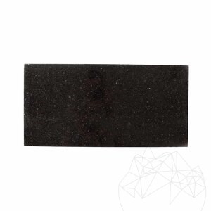 Granit poli Black Galaxy 61 x 30,5 x 1 cm (4 bords biseautés)