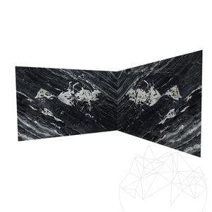 Black Galena Marble Polished Slab, 2 cm
