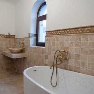 Travertin Noce & Classic Tumbled B8, Bordure