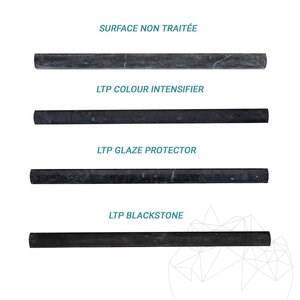 Bordure en marbre Nero M2, 2 x 2 x 30.5 cm