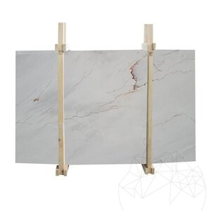 Bosphorus Rosso Plaque de Marbre Poli, 2 cm