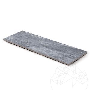 Pierre frittée L'ALTRA PIETRA Cervino Dark, 40 X 120 X 2 cm, R11 - Antidérapant pour usage extérieur