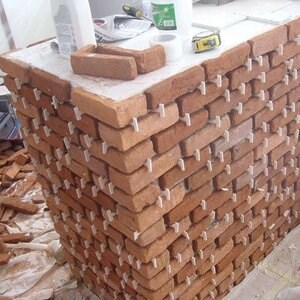 Deco Brick, Brique décorative traditionnelle, 17 x 8 x 5 cm