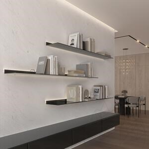 Dalle Carrara White Pyramid Design 2CM