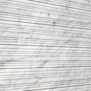 Dalle Carrara White Step Design 2CM