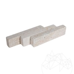 Classic Cross Cut Tumbled Travertine Brick, 20 x 5 x 3 cm