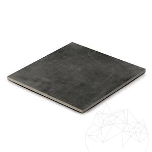 Pierre frittée L'ALTRA PIETRA Cemento Black, 60 X 60 X 2 cm, R11 - Antidérapant pour usage extérieur