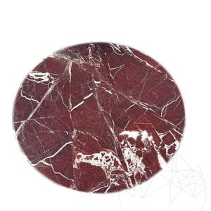 Plateau de Table Rond Ø900mm x 20mm Marbre Cherry Levanto Poli