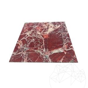 Plateau de Table Rectangulaire 619x718x12mm Marbre Cherry Levanto Poli