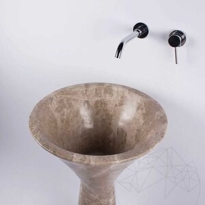Lavabo, Marbre Autograph Light Emperador, 50 x 85 cm