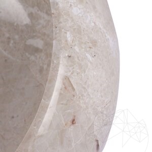Lavabo, Marbre Cappuccino RS-21, 42 x 15 cm