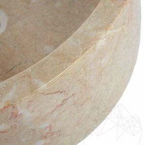 Lavabo de salle de bain, Marbre Bursa Beige RS-22