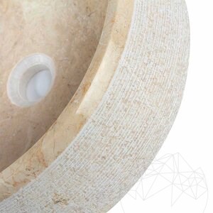 Lavabo de salle de bain, Marbre Bursa Beige RS-24