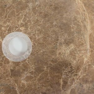 Lavabo de salle de bain, Marbre Emperador clair RS 22