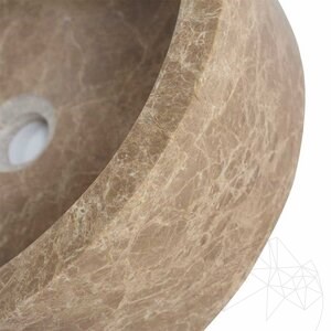 Lavabo de salle de bain, Marbre Emperador clair RS 22