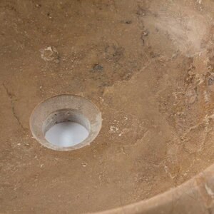 Lavabo, Travertin Latte RS-21, 41 x 34 x 15 cm