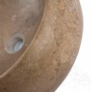 Lavabo, Travertin Latte RS-21, 41 x 34 x 15 cm