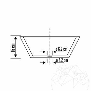 Vasque à poser Matia travertin Yellow RS-8