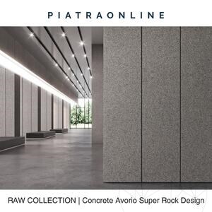 Dalle Concrete Avorio Super Rock Design 2CM