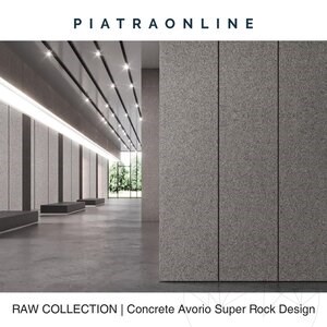 Dalle Concrete Avorio Super Rock Design 3CM