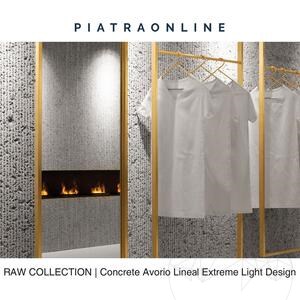 Dalle Concrete Avorio Lineal Extreme Light Design 3CM