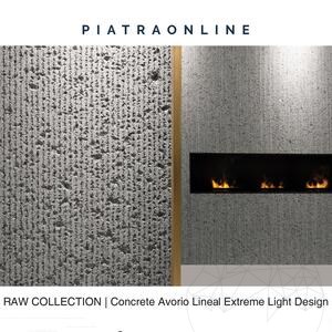 Dalle Concrete Avorio Lineal Extreme Light Design 3CM