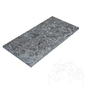Labradorite flammée extra bleue, 60 x 30 x 2 cm