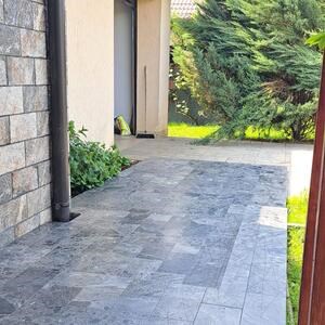 Ceppo Grey Tumbled Marble, 30.5 x 15.2 x 3 cm