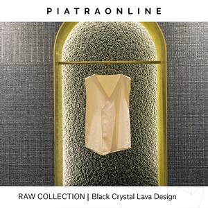 Dalle Black Crystal Lava Design 3CM