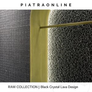 Dalle Black Crystal Lava Design 2CM
