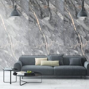 Golden Grey Pavé de marbre poli, 2 cm