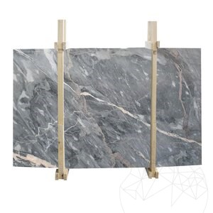 Golden Grey Pavé de marbre poli, 2 cm