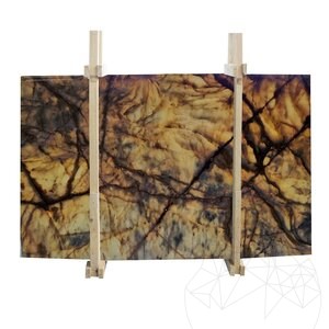 Calacatta Gold Pavé de Marbre Poli, 2 cm